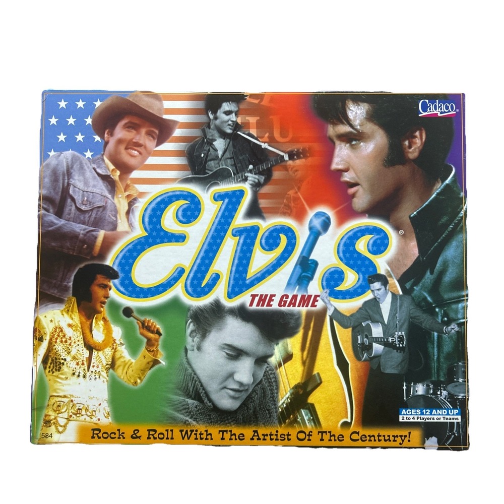 Vintage Elvis The Game Trivia Board Game Complete Never Played New Open Box